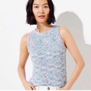 Loft Spacedye Sweater Tank Size SP